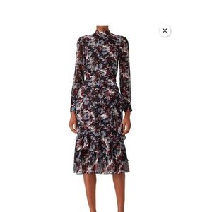 SALONI Multicolor Long Sleeve Dress